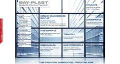 Desktop Screenshot of bayplast.de